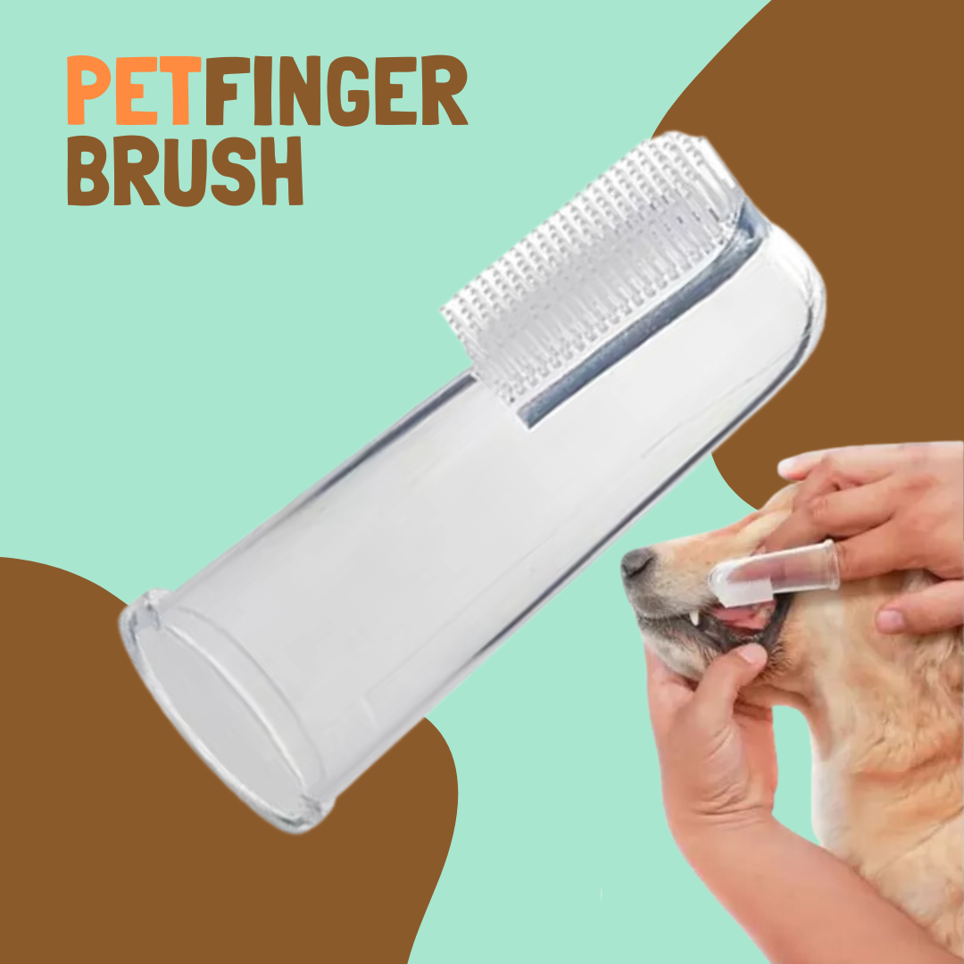 PetFinger Brush – Escova Dental de Dedo para Pets!