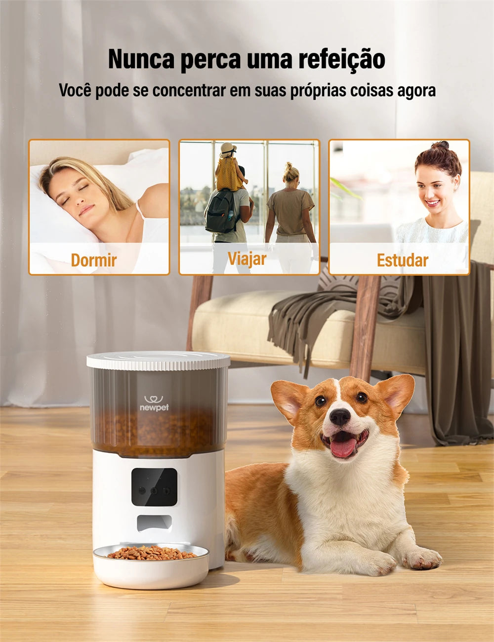 PetFeed Pro4 – Alimentador Automático Inteligente!