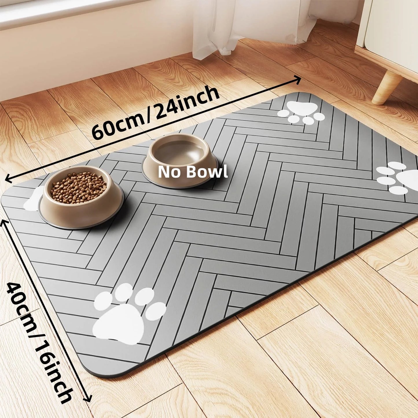 PetDry Mat – Tapetinho Absorvente para Comedouro!
