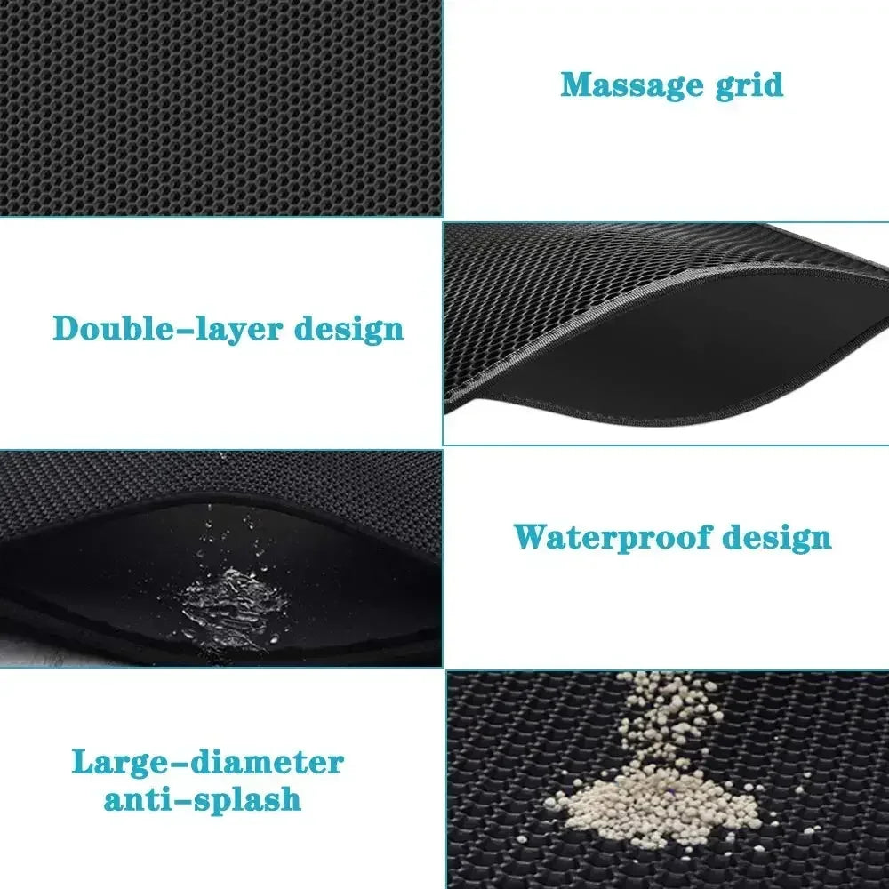 PetClean Mat – Tapete Duplo para Caixa de Areia!