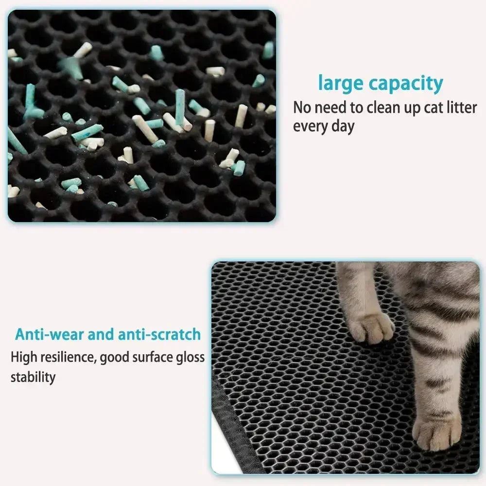 PetClean Mat – Tapete Duplo para Caixa de Areia!