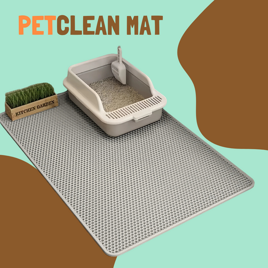 PetClean Mat – Tapete Duplo para Caixa de Areia!