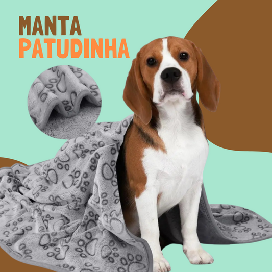 Manta Patudinha – Conforto Quentinho para Seu Pet!