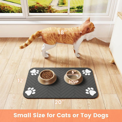 PetDry Mat – Tapetinho Absorvente para Comedouro!
