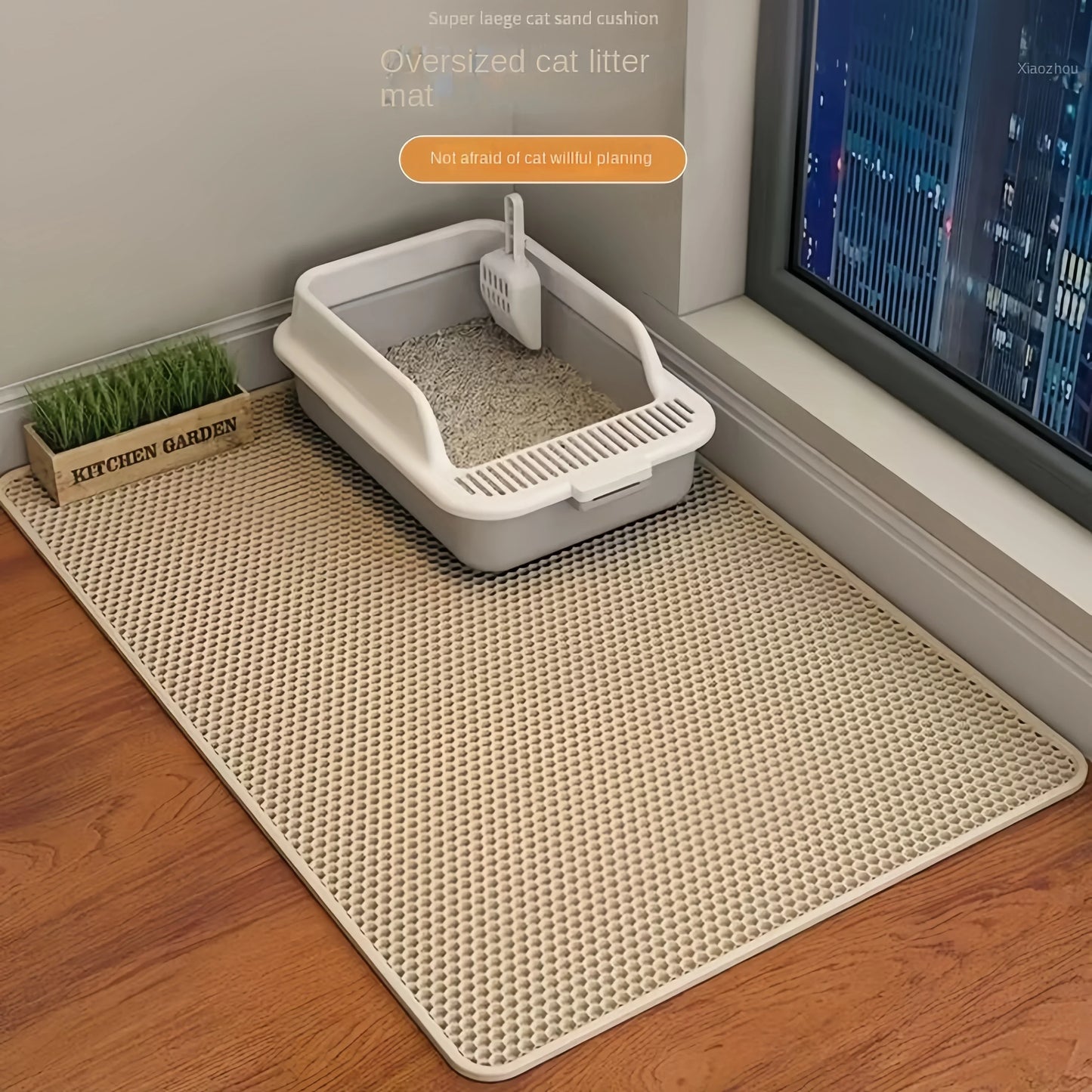 PetClean Mat – Tapete Duplo para Caixa de Areia!